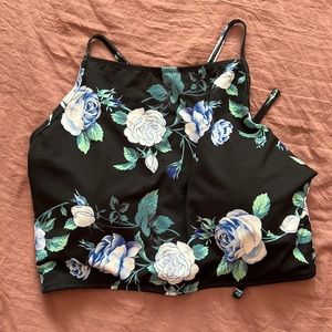 High neck bikini top